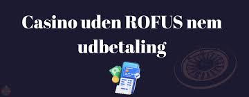 Online Casino Uden ROFUS Oplev Friheden ved Spil